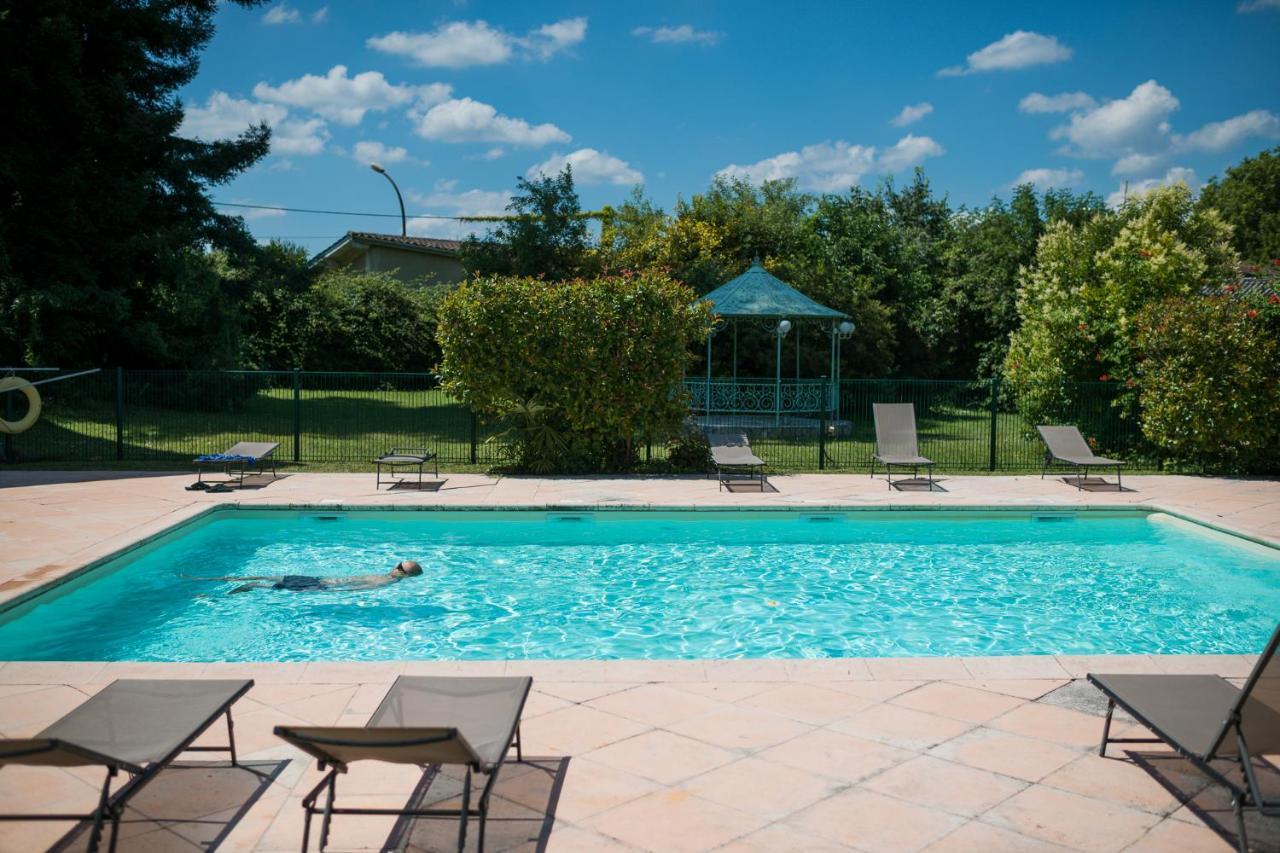 Logis Hotels- Hotel Et Restaurant Domaine De Fompeyre Базас Экстерьер фото